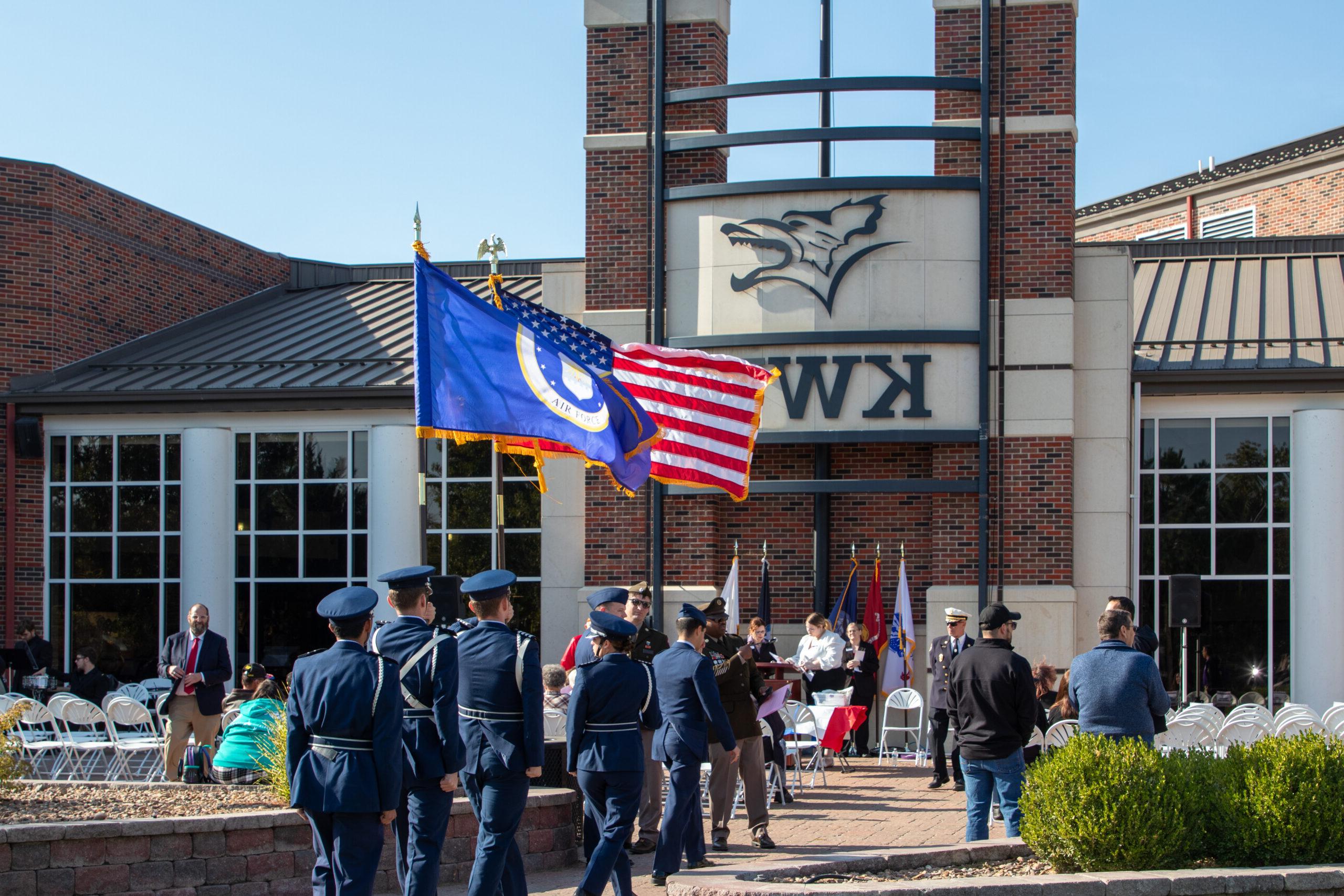 Presentation of colors, Veterans Ceremony